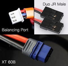 Dual Sky RXB400022 4000mah 2S 7.4v 20C LiPo Receiver RX Battery with Servo and