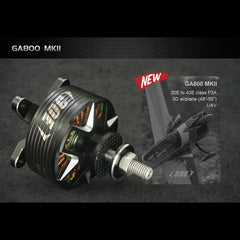 Dual Sky Xmotor GA800.15 MKII 810kv 28 Pole 30E Brushless Outrunner 172g 4S Lipo