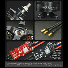 Dual Sky Xmotor GA800.15 MKII 810kv 28 Pole 30E Brushless Outrunner 172g 4S Lipo