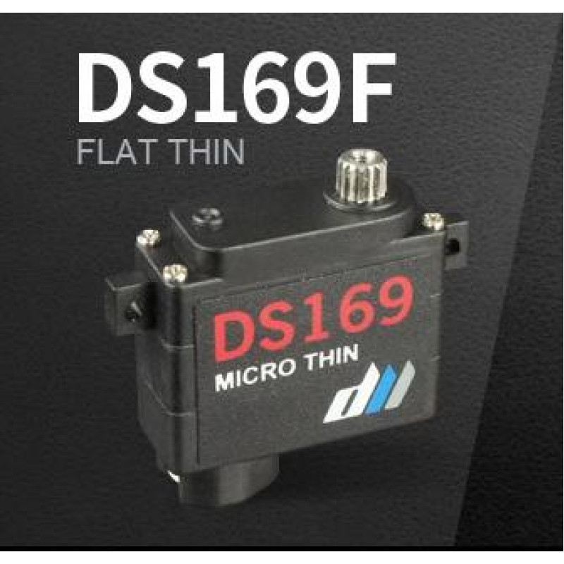Dual Sky DS169F Micro Flat Thin Metal Gear 2.8kg, 0.06sec HV 7.4v Servo 9g 23.5x