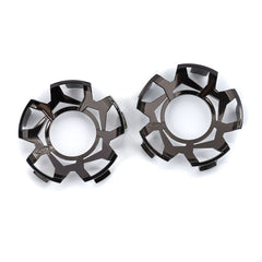 Duratrax Clip-Lck Whl Face Blk Chrm for Ripper 5.7 Whl (2)