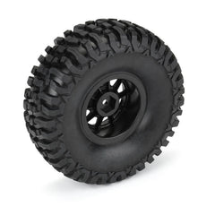 Duratrax 1/10 Fossil Trs Fr/Rr 1.9 MTD 12mm Blk Kodiak (2)