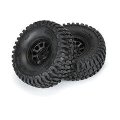 Duratrax 1/10 Fossil Trs Fr/Rr 1.9 MTD 12mm Blk Kodiak (2)