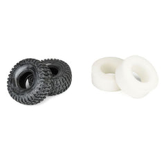 Duratrax Fossil 2.9" Rock Crawling Truck Tires (2) for Axial SCX6 Front or Rear