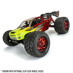 Duratrax Bandito 2.0 3.8" All Terrain Tires Mounted on Ripper Black 8x32 Removab