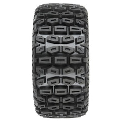 Duratrax 1/6 Brutus F/R 5.7" Monster Truck Tires MTD 24mm Black Ripper (2)