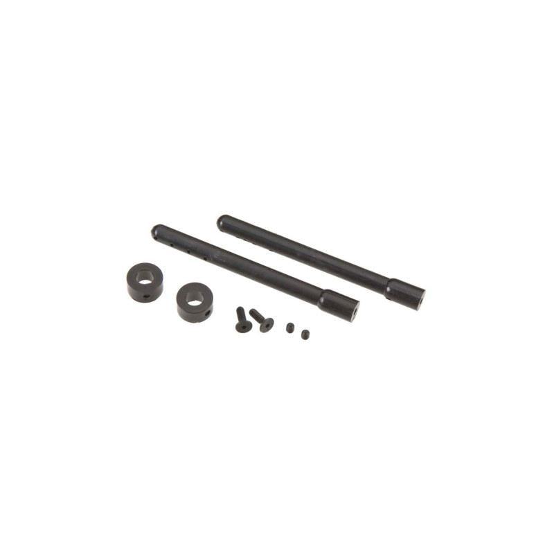 Nylon Body Post Black 3 Inch (2) by Duratrax