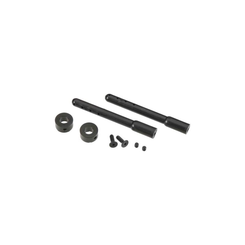 Duratrax Nylon Body Post Black 2.5 (2)