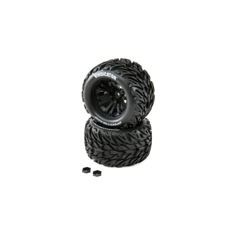 Duratrax SPEEDTREADS Vindicator 1/10 ST/MT Tires MNTD (2)