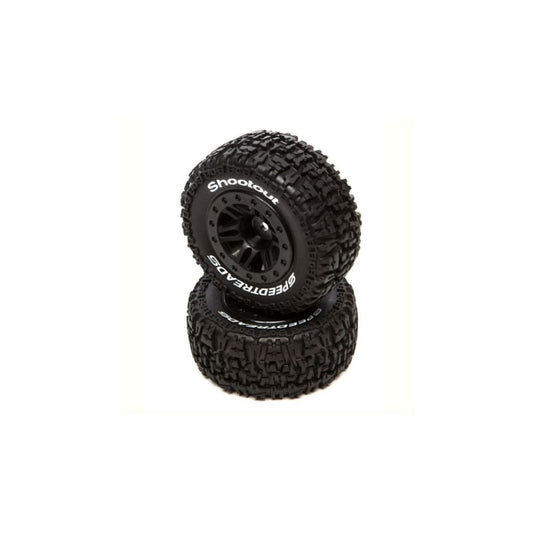 Duratrax SpeedTreads Shootout SCMTD Blk:TRA SL ECX R4X4 F/R
