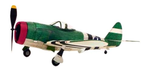 Dumas 17 1/2": P-47 Thunderbolt