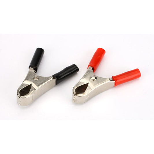 Alligator Clips with 4mm Bullet Jack (2) by Dynamite