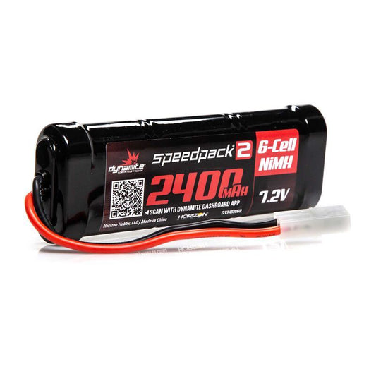 SPEEDPACK2 7.2V 2400MAH 6 CELL NiMH FLAT TAM by Dynamite