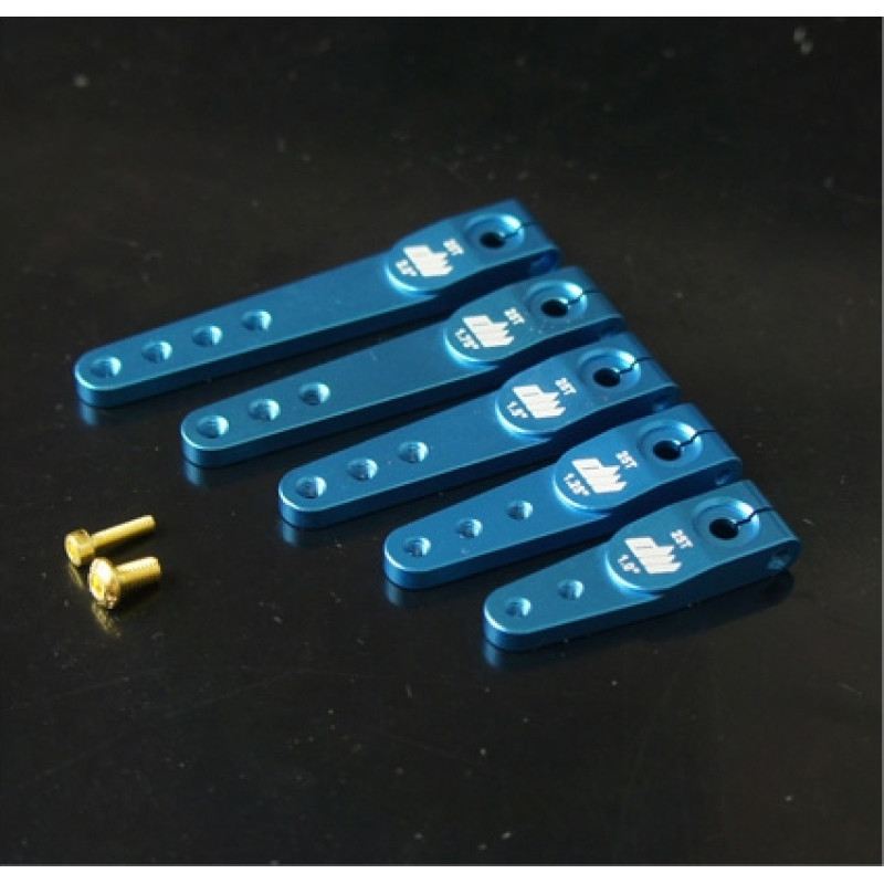 SA-1.25 Blue, 25T, CNC Alloy 1.25 Inch (31.75mm) half/single servo arm/horn by D