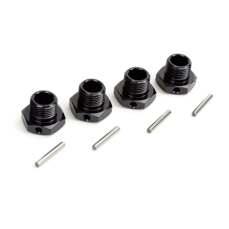 ECX Wheel Hubs/Pins (4): Revenge Type E/N