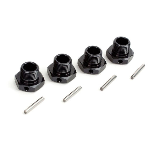 ECX Wheel Hubs/Pins (4): Revenge Type E/N