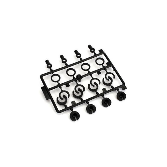 ECX Shock End, Spr Cup, Spr Clip Set: 1:10 2wd All