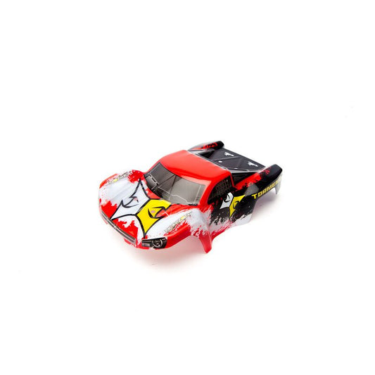 ECX Body Set, Decorated, Blk/Red: 1:24 Torment