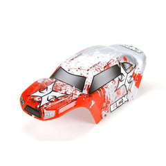 ECX Body Set, Decorated, Red/White: 1:24 Temper