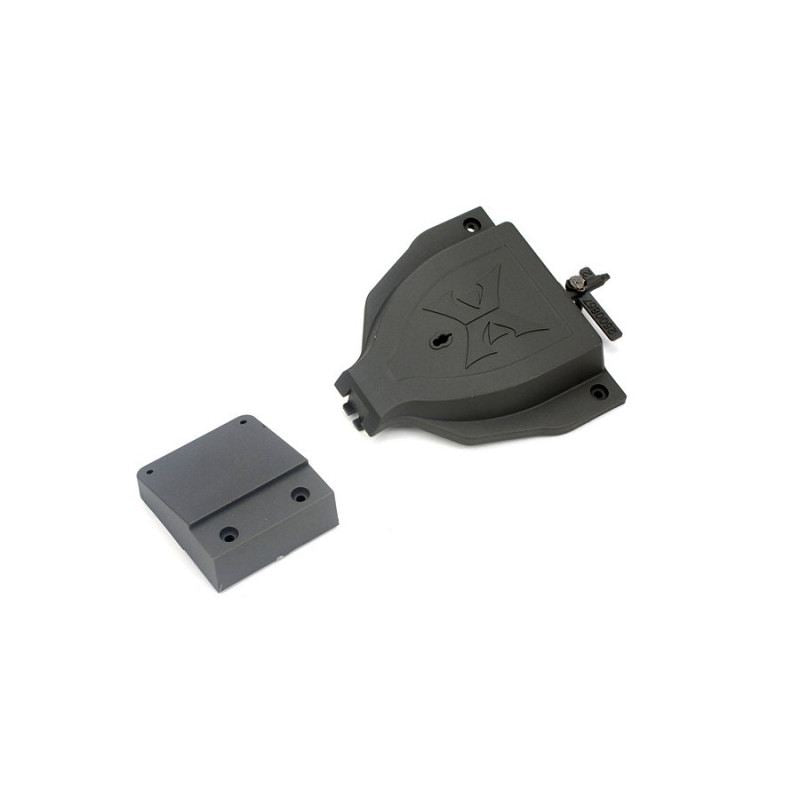 ECX Electronics Cover & R Mount: 1:10 2wd Ruc/Tor