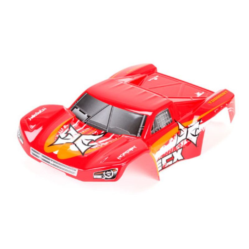 ECX Body Set, Decorated, Red/Orange: 1/18 4WD Torment