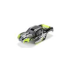 Body, Black/Green: 1:10 AMP MT by ECX
