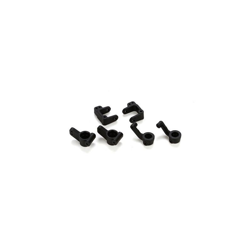 ECX Caster Blck, Steer Block, RR Hub (2): 1:10 2wd All