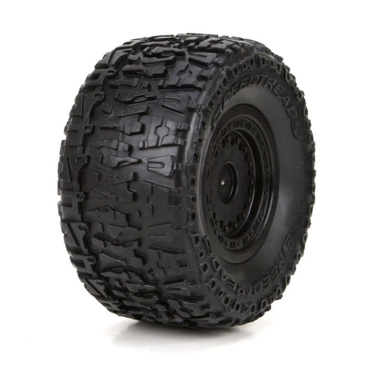 ECX Front/Rear Premount Tire: 1:18 4WD Ruckus