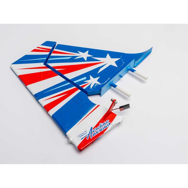 Vertical Stabilizer and Rudder w/ LED: Decathlon RJG 1.2m by Eflite