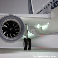 Airbus A320neo 1.5m Airliner Twin 64mm EDF BNF Basic with AS3X+ and SAFE Select