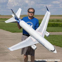 Airbus A320neo 1.5m Airliner Twin 64mm EDF BNF Basic with AS3X+ and SAFE Select