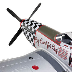 P-51D Mustang Big Beautiful Doll 1.5m BNF Basic with AS3X+ and SAFE Select by