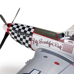 P-51D Mustang Big Beautiful Doll 1.5m BNF Basic with AS3X+ and SAFE Select by