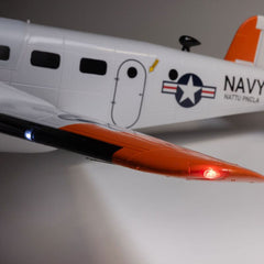 Beechcraft D18/RC-45J 1.5m BNF Basic with AS3X+ and SAFE Select by Eflite