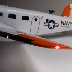 Beechcraft D18/RC-45J 1.5m BNF Basic with AS3X+ and SAFE Select by Eflite