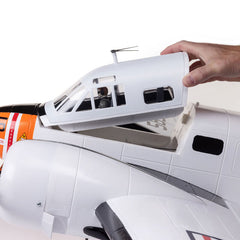 Beechcraft D18/RC-45J 1.5m BNF Basic with AS3X+ and SAFE Select by Eflite