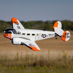 Beechcraft D18/RC-45J 1.5m BNF Basic with AS3X+ and SAFE Select by Eflite