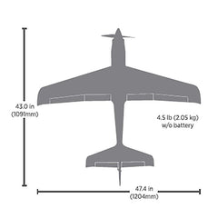 V1200 1.2m BNF Basic with AS3X+ and SAFE Select by Eflite