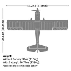 Super Decathlon 1.2m BNF Basic with AS3X+ and SAFE Select by Eflite