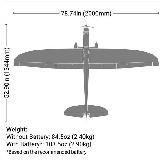 Conscendo 2.0m BNF Basic with AS3X+ and SAFE Select by Eflite