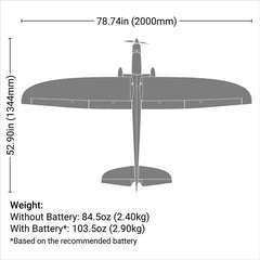 Conscendo 2.0m BNF Basic with AS3X+ and SAFE Select by Eflite