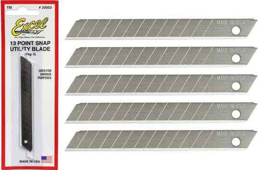 Excel Snap-off Blades Small B33 (5