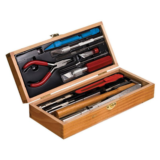 Excel Deluxe Tools Set w/WoodenBox