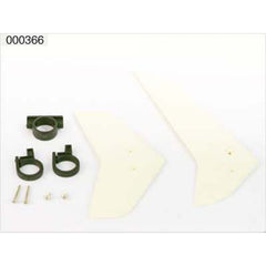 Vertical & horizontal tail blade set (white) Belt CP V1 by ESKY