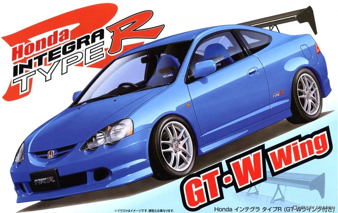 Fujimi 1/24 Honda Integra Tp R GTWing