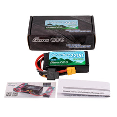 Gens Ace Adventure 2200mAh 4S 14.8v 60C Lipo Battery Pack 91.6c43x23.6mm 204g