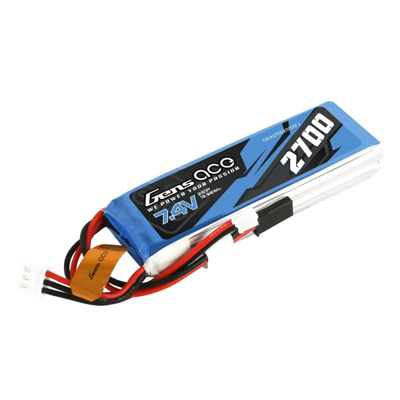 Gens ace 2700mAh 7.4V 2S Lipo Transmitter Battery Pack Suit for Sanwa