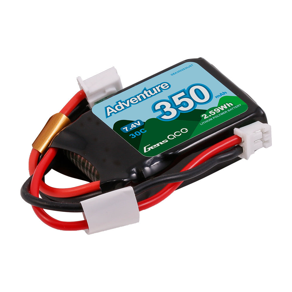 Gens Ace Adventure 350mAh 2S 7.4v 30C Lipo Battery For LOSI Micro B and Micro T
