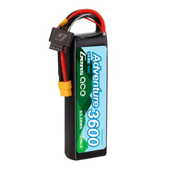 Gens Ace Adventure 3600mAh 4S 14.8v 60C Lipo Battery 136x44x24mm 312g XT60 Plug