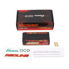 Gens Ace 4400mAh 2S 140C 7.6V HardCase HV Shorty Redline 2.0 Series Lipo Battery
